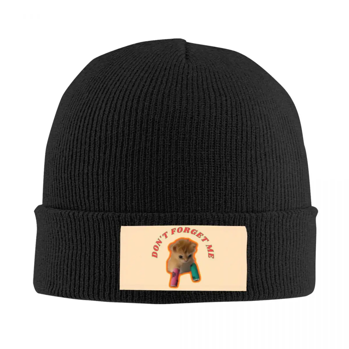 

Don't Forget Tater Tot Cat Knitted Hat 100% Acrylic Skin-friendly Housewarming Gift