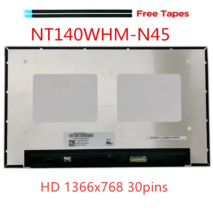 

14,0 ''HD СВЕТОДИОДНАЯ панель Matte 1366x768 30pins B140XTN07.4 NT140WHM-N45 для Dell Latitude 5400 5401 P98G001