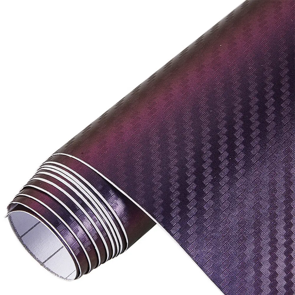 

Bike Car Body Film Home Decoration Trunk Lids Wrap 1 Roll 30*150cm Carbon Fiber