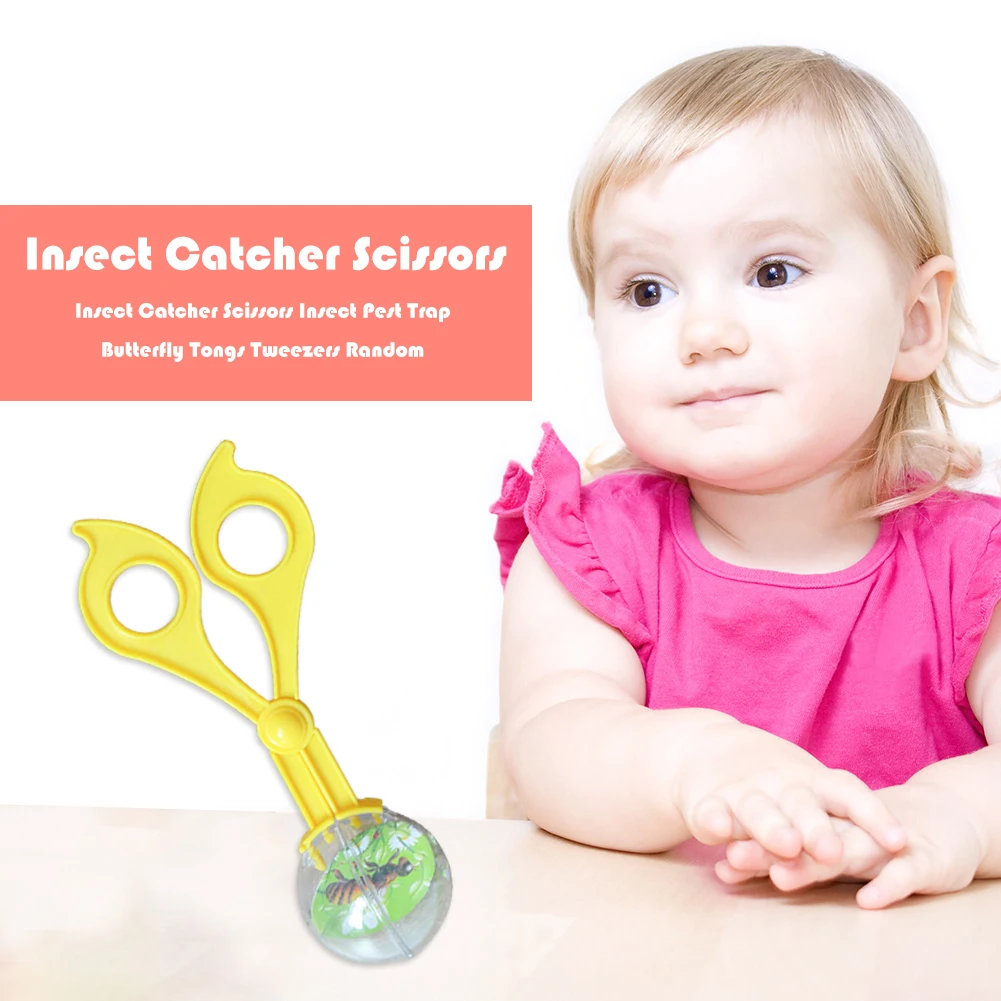 

Детская пластиковая ловушка, ножницы, плоскогубцы, ловушка для насекомых, ловушка для насекомых, игрушка, полезная уличная ловушка для Путе...