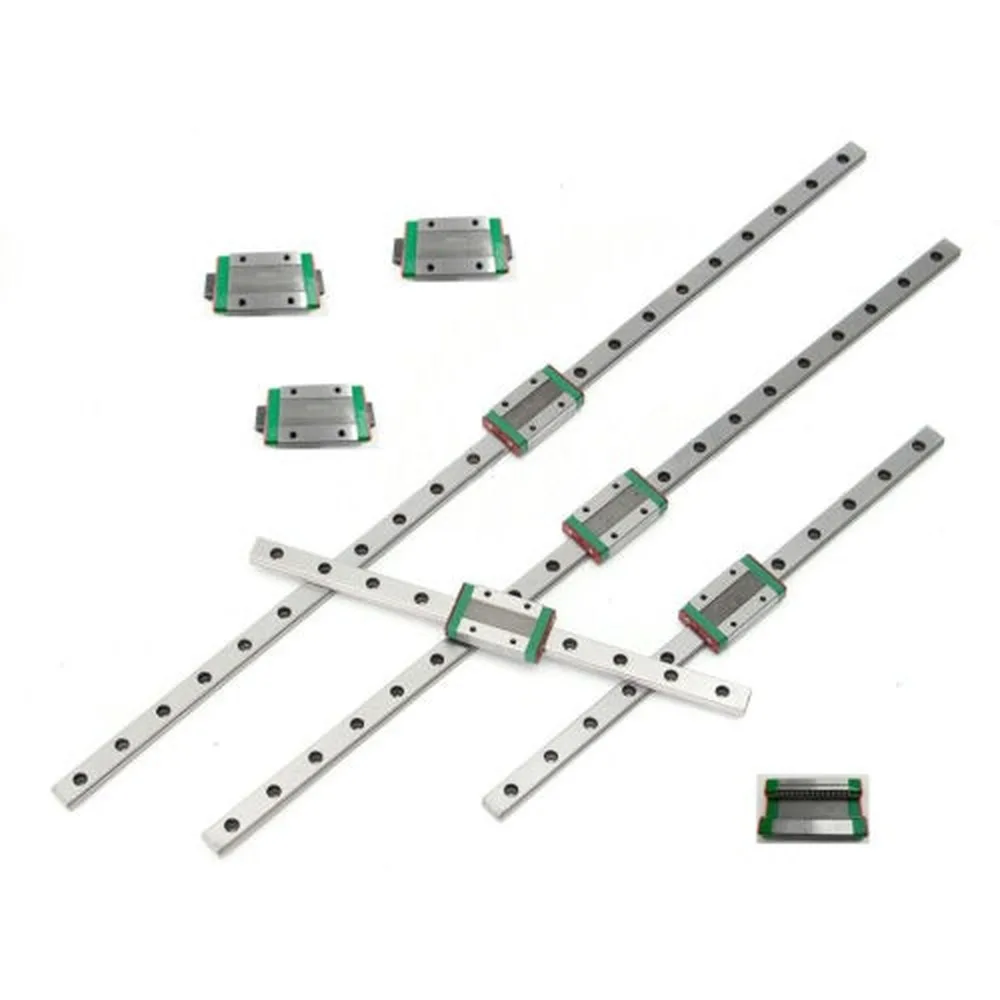 

Linear Rail 7mm MGN7 Miniature Slide Guide Block Carriage Guideway MGN7C CNC Part DIY Kit 100/200/300/500mm Customizable Length