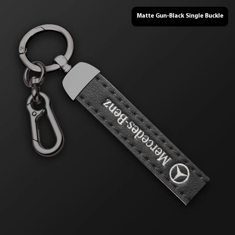 

Для Mercedes-Benz A B C E S V R-Class A45 C43 CLA GLA GLB GLC GLE GLK SLK SL Viano Автомобильный брелок из цинкового сплава Металлический ремень для ключей