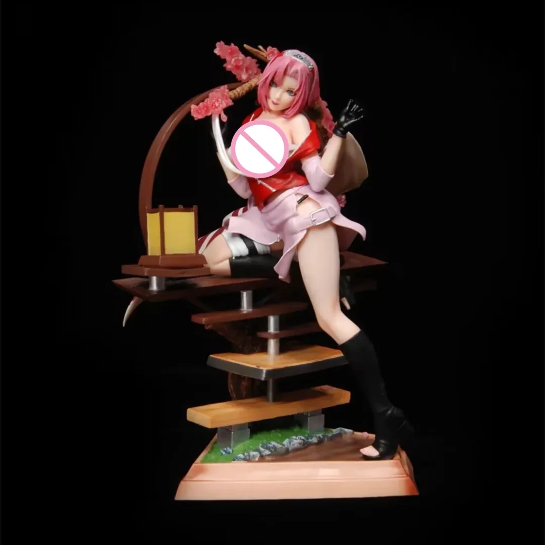 

Аниме Haruno Sakura GK Fa Guang ПВХ экшн-фигурка Коллекционная модель кукла игрушка 32 см
