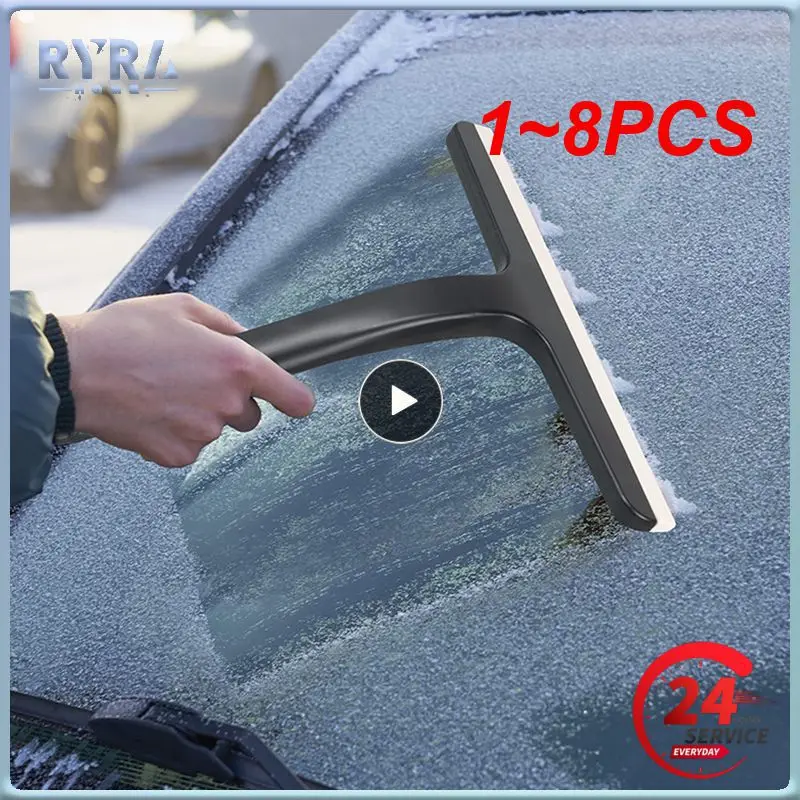 

1~8PCS Shower Squeegee Glass Wiper Scraper Shower Squeegee Cleaner With Silicone Holder Bathroom Mirror Wiper Scraper Glass