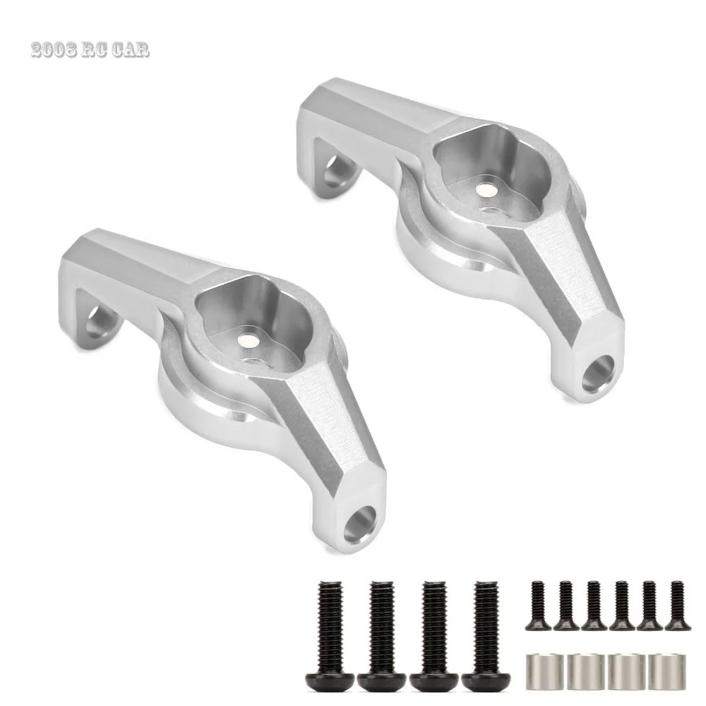 

1:10 2P Aluminum Alloy Front Axle Portal Drive Caster Block for RC Crawler Car Traxxas TRX-4 TRX4 TRX-6 TRX6 #8232