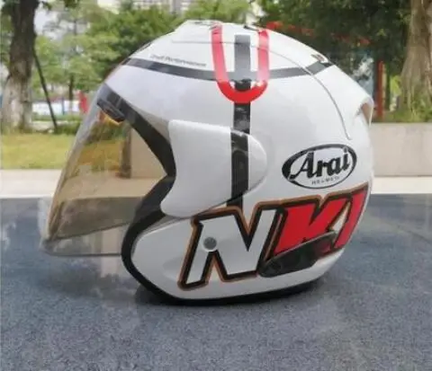 Мотоциклетный шлем RAM3 полуоткрытое лицо винтажный скутер в стиле ретро для