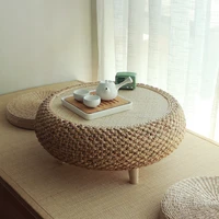 furniture living room manual rattan weaving coffee table japanese tea table multifunctional table minimalist modern side table