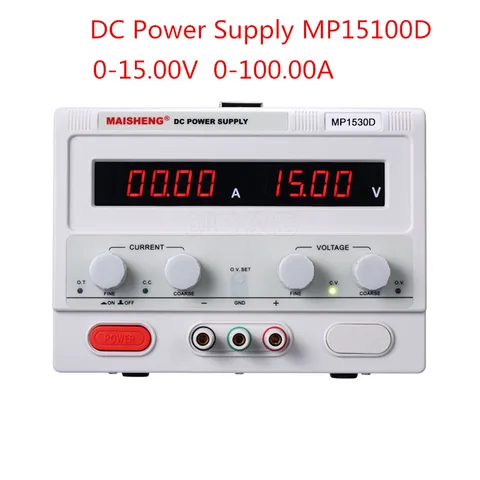 Импульсный источник питания постоянного тока Maisheng MP15100D, 15 в, 100 А, Регулируемый стабилизатор напряжения, старый источник питания