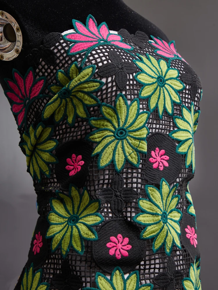 Нигерийский шнур гипюр вышивка кружево 5 ярдов африканская ткань французский