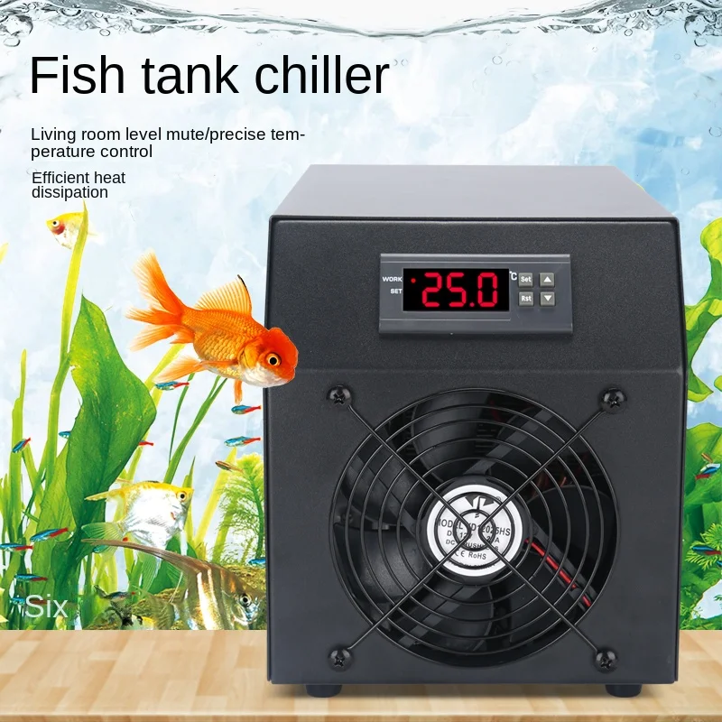 

Новый аквариумный водяной охладитель 200 Вт, 60 л, кулер для аквариума, система нагрева с постоянной температурой 10-40 ℃, устройство для устойчивого охлаждения