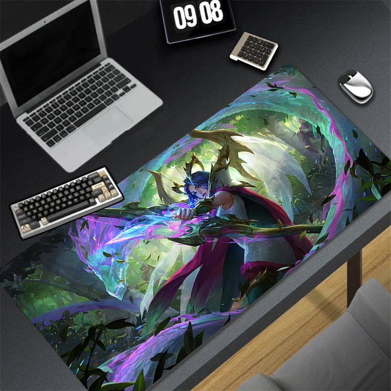 Аксессуары для компьютерных игр HD коврик мыши офисный ПК L-league Of Legends Ashe