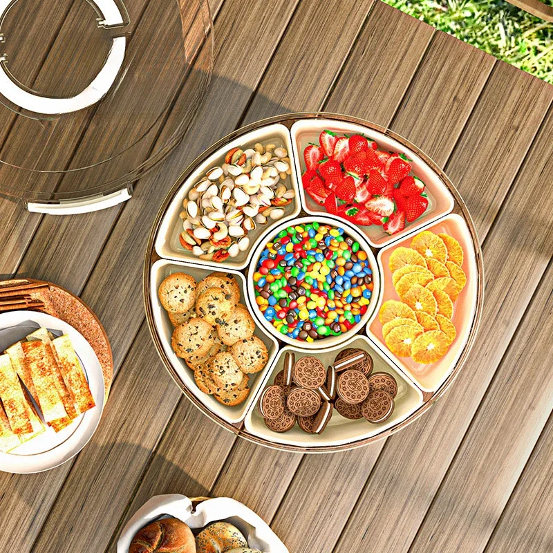 Нежный поднос для фруктов светильник роскошный элитный гостиной дома