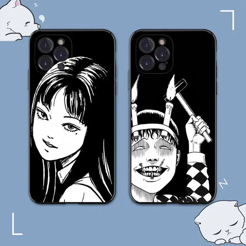 

Anime Tomie Revenge Junji Ito Horror Cartoon Phone Case For iPhone 14 11 12 13 Mini Pro XS Max Cover 6 7 8 Plus X XR SE 2020