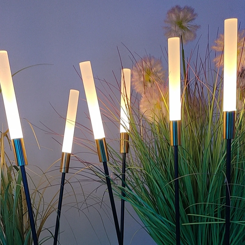 

LED Solar Garden Lights Luminous Reed Lights Outdoor Decorative Solar Powered Flower Light Solar Lights for Yard Lawn Garden