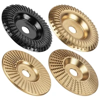 4pc angle grinder wood carving disc set wood shaper carving disc for angle grinder attachments wood shaping tools