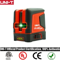 uni t 2 lines laser level lm570ld ii green beam self leveling vertical horizontal cross line layout measuring instrument tools