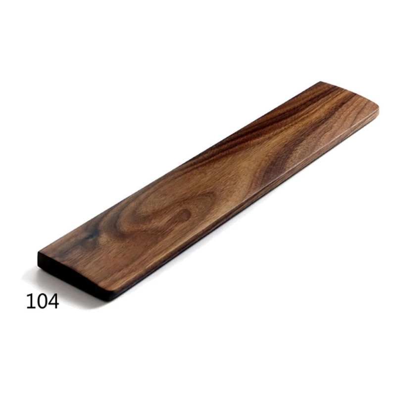 Double-Handed Keyboard Wooden Palm Rest Keyboard Wrist Rest Pad Walnut Wrist Rest Wrist Rest Pad for Keyboard
