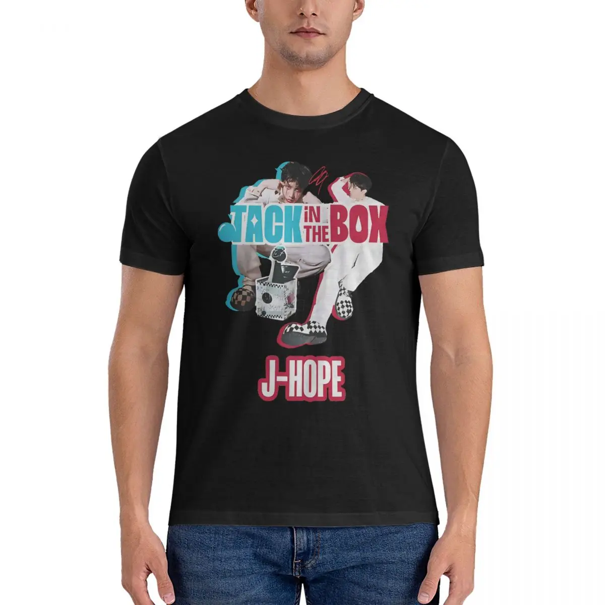 Футболка мужская с коротким рукавом Юмористическая тенниска из чистого хлопка