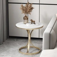 nordic marble coffee table living room luxury round modern coffee table gold entrance hall furniture muebles home furniture