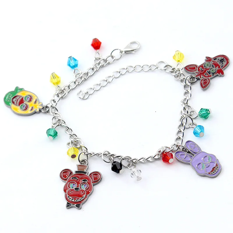 Fnaf Аниме Игра Фредди Браслет-подвеска Лиса Бонни Животное Кукла Фигурка