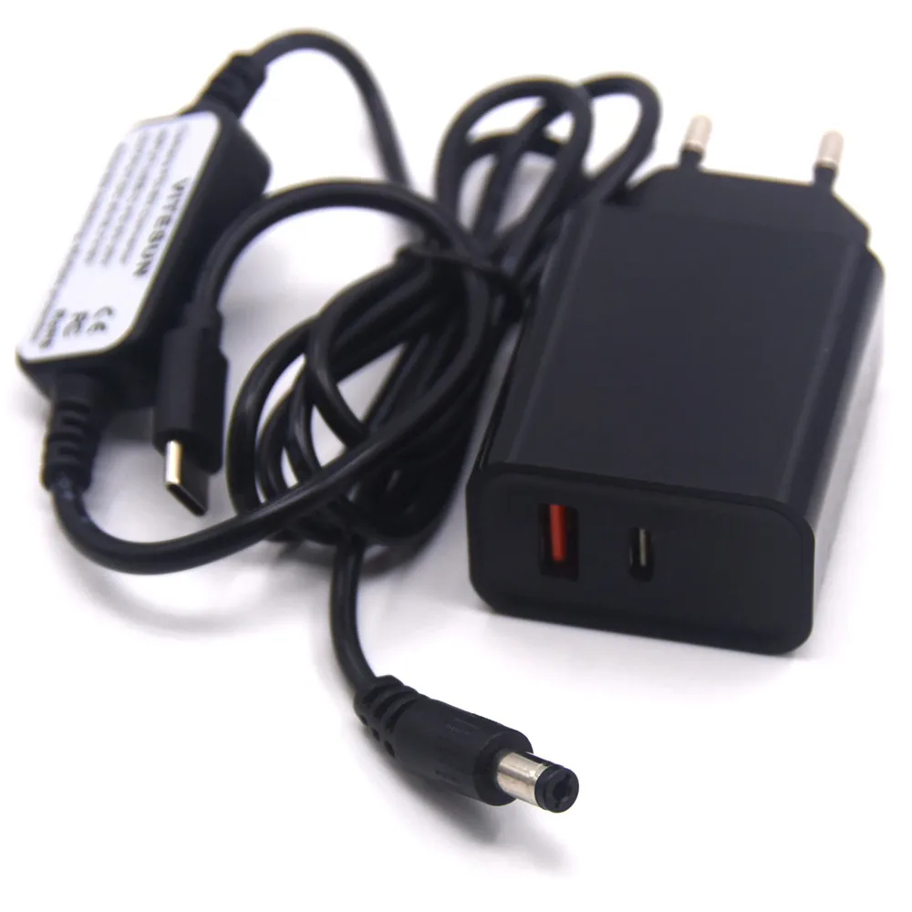 Кабель питания USB Type-C + зарядное устройство PD для Sony FW50 FZ100 LP-E6 BP-511 DMW-BLB13 DR-E6 DR-E18 DMW-DCC3