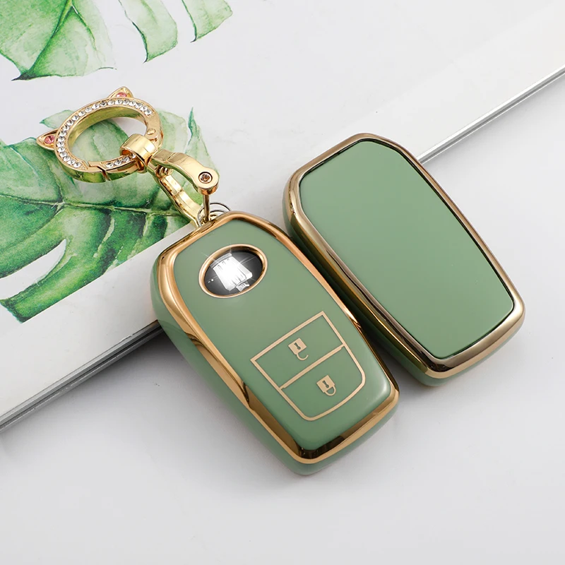 

New TPU Car Remote Key Cover Case Holder for Toyota CHR Prado Prius Camry Corolla RAV4 2017 2018 2019 2020 Auto Accessories