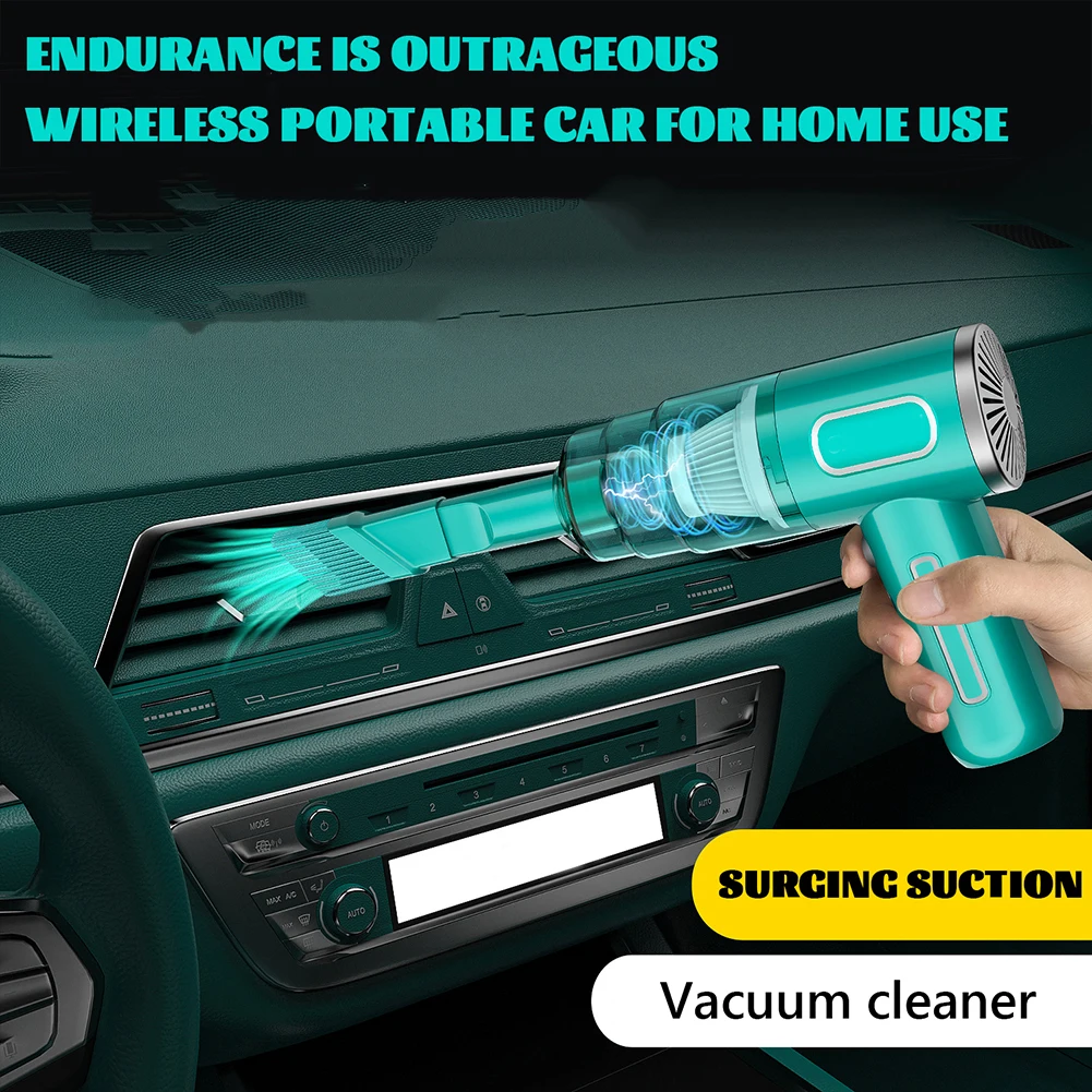 

95000Pa Wireless Car Vacuum Cleaner Strong Suction Portable Mini Handheld Cordless Air Duster Powerful Home Appliance