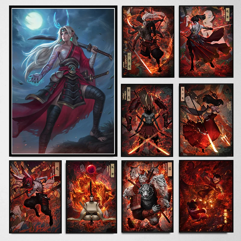 

Алмазная живопись 5D «сделай сам», японский самурай, классическое искусство, Набор для вышивки крестиком, домашний декор, Новое поступление ...