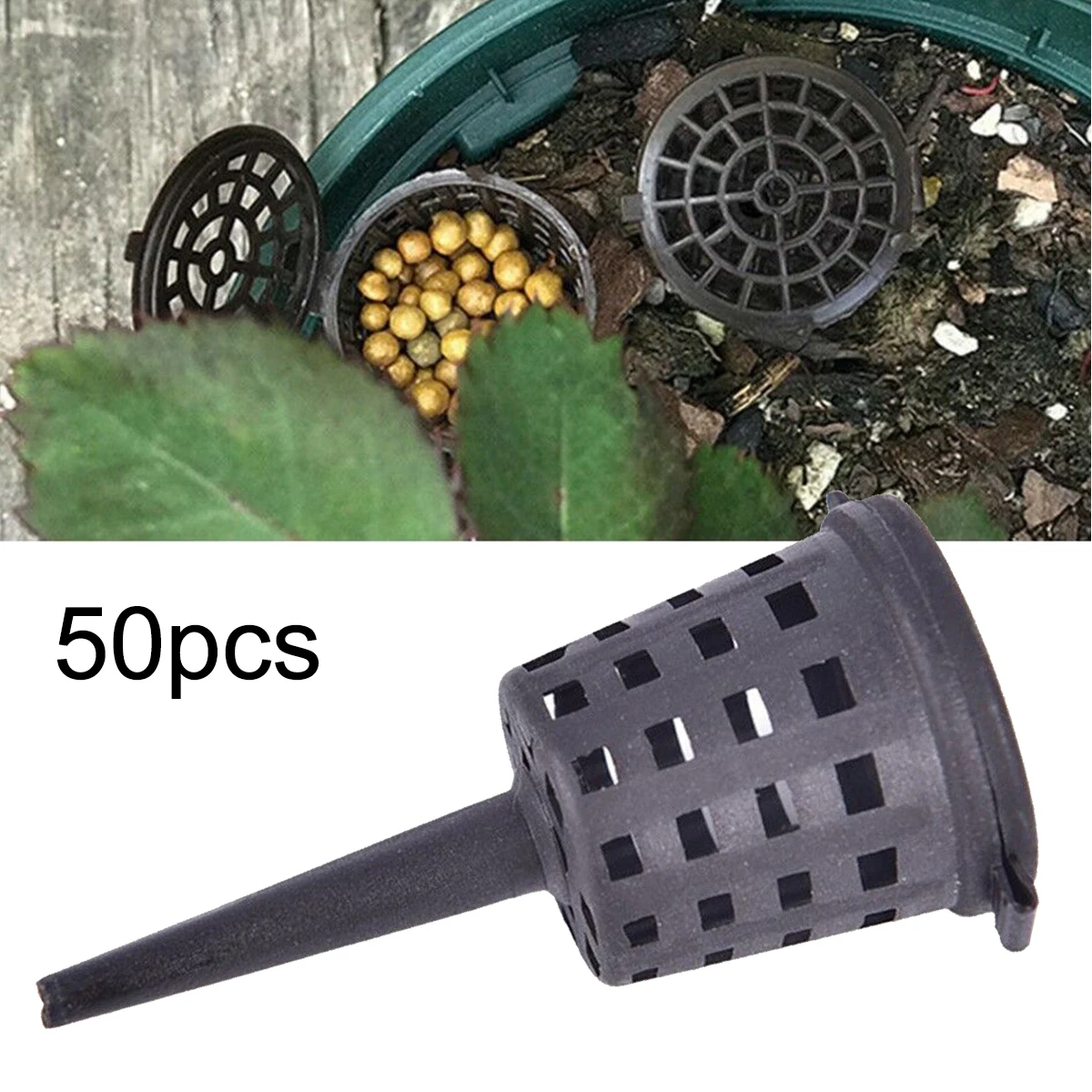 50 шт. новые корзины для удобрений с крышкой орхидея выращивание корня парка