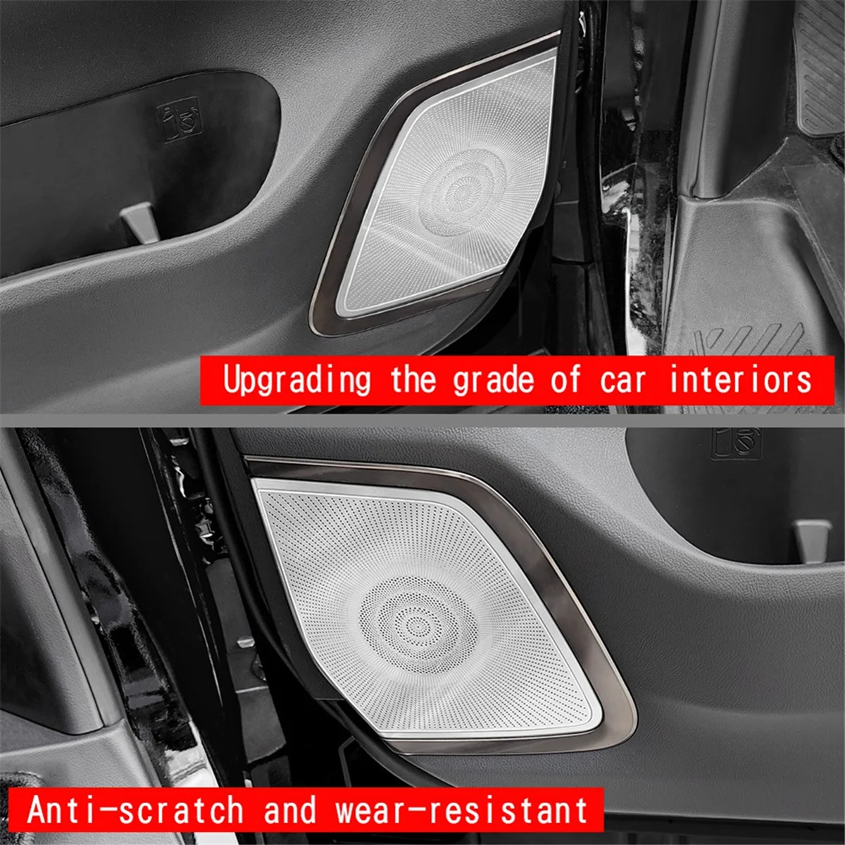 Автомобильная крышка громкоговорителя для передней двери из нержавеющей стали