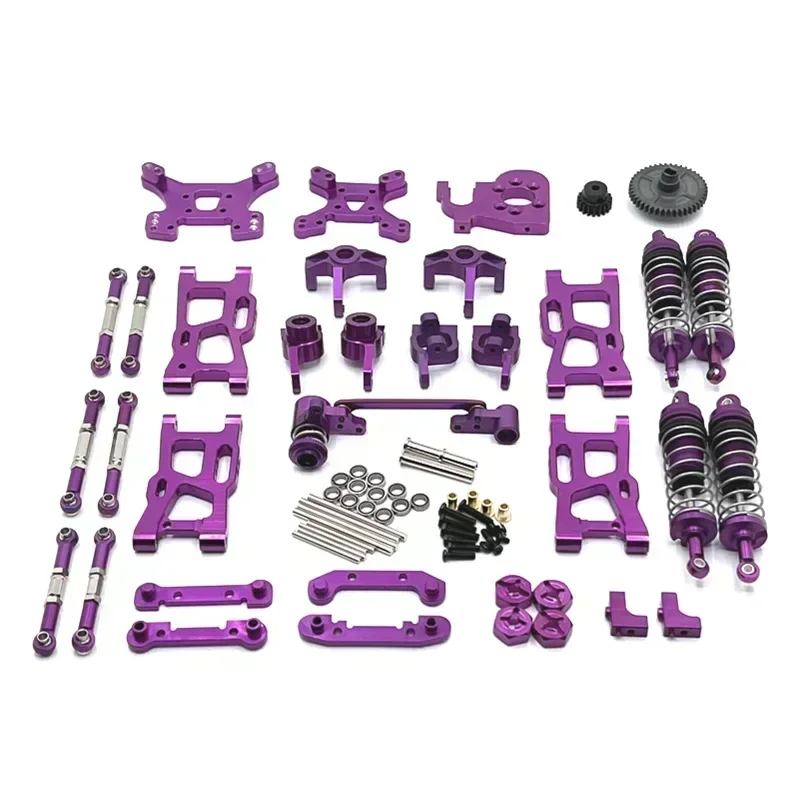 Фото Wltoys 144001 144010 124017 124019 124007 RIaarIo XDKJ-001 XDKJ-006 AM-X12 Набор металлических деталей для модернизации RC-автомобиля, аксессуары OP №5