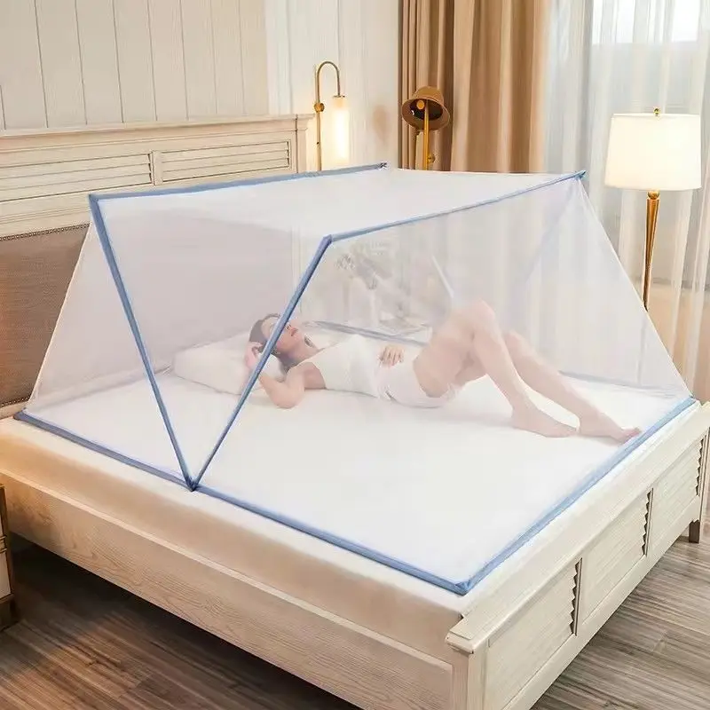 

Foldable Bottomless Mosquito Net Portable Mosquito Net Universal Single Double Free Installation Mosquito Net for Bed Camping
