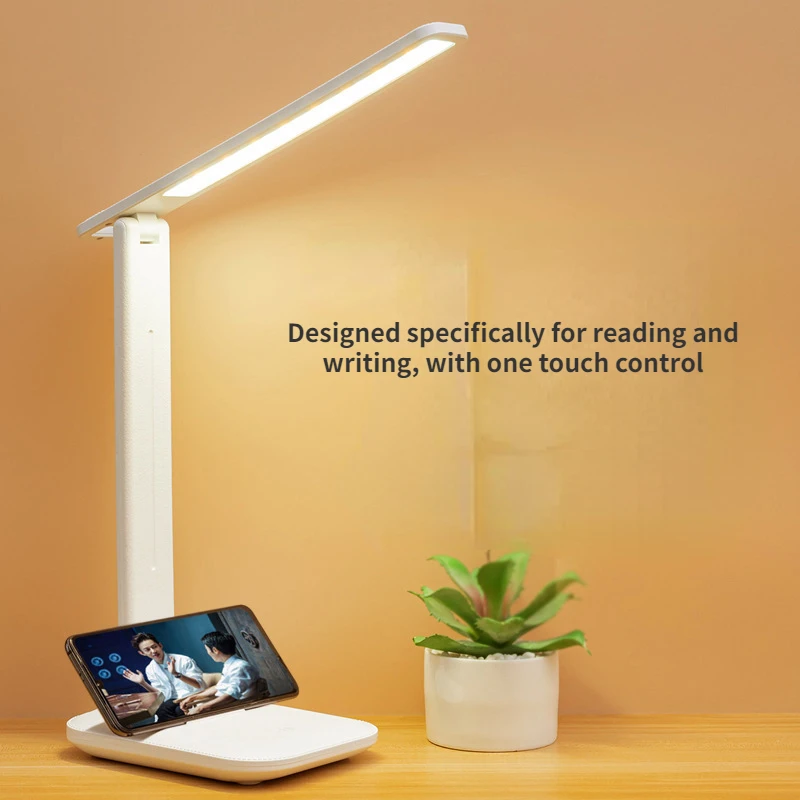 

Dedicated eye protection desk lamp for learning foldable small night light dormitory plug-in LED student bedside reading light