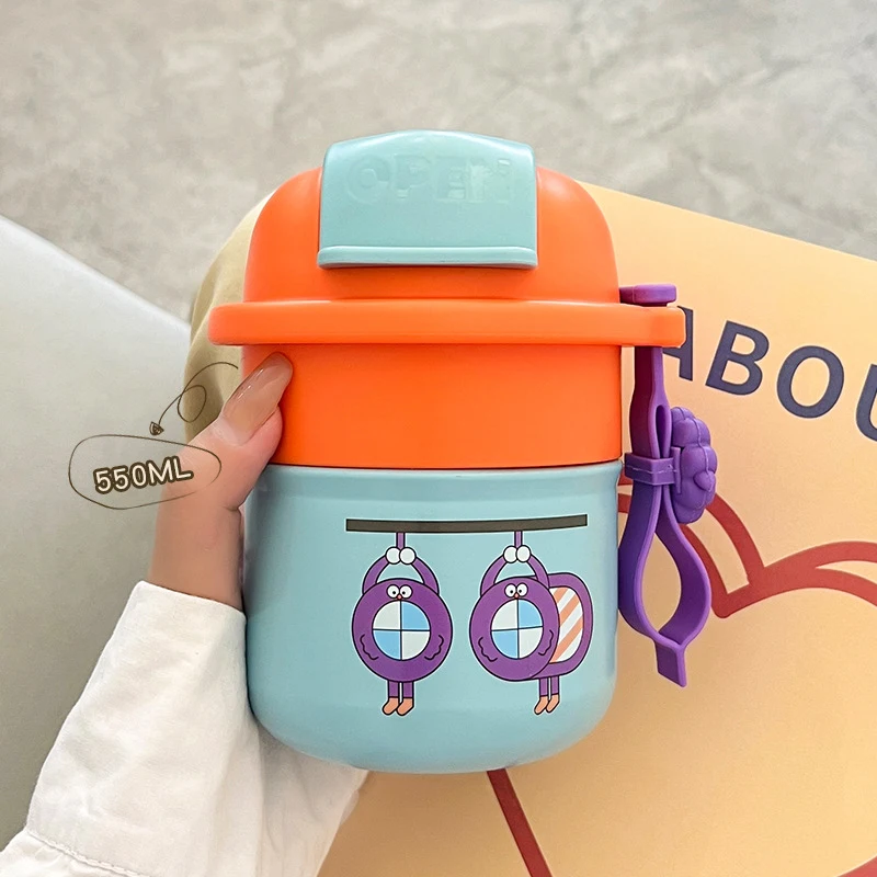 

Thermo Bottle Coffee Cup Portable 316 Stainless Steel Cold Insulation Cup Children's and Girls' Water Ice Cup drinking cup