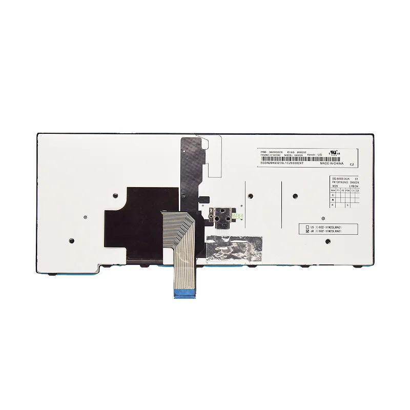 Фото Русско-испанская клавиатура с подсветкой для Lenovo ThinkPad E431 E440 L440 T431s T440 T440S T440P L450 T450 CS13T 0C43954 04X0149 №2