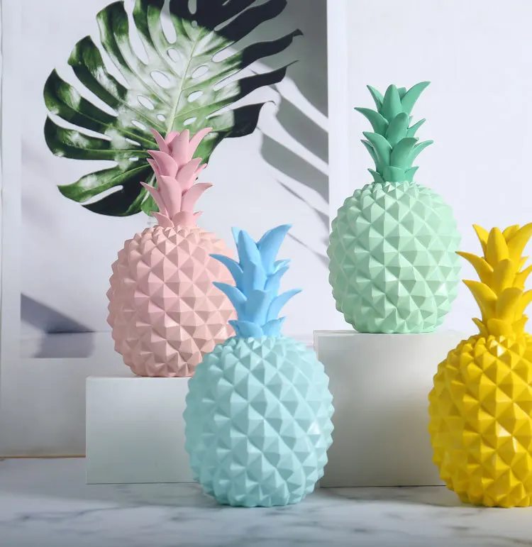 

European pineapple home creative, modern minimalist resin crafts ornaments living room decor home decore decor figurine resin