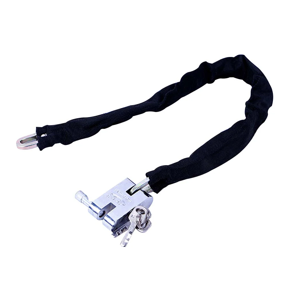 

Bike Lock High Stainless Steel Chain Lock with Keys for Mountain Bike 60cm Bicycle Electric accessories