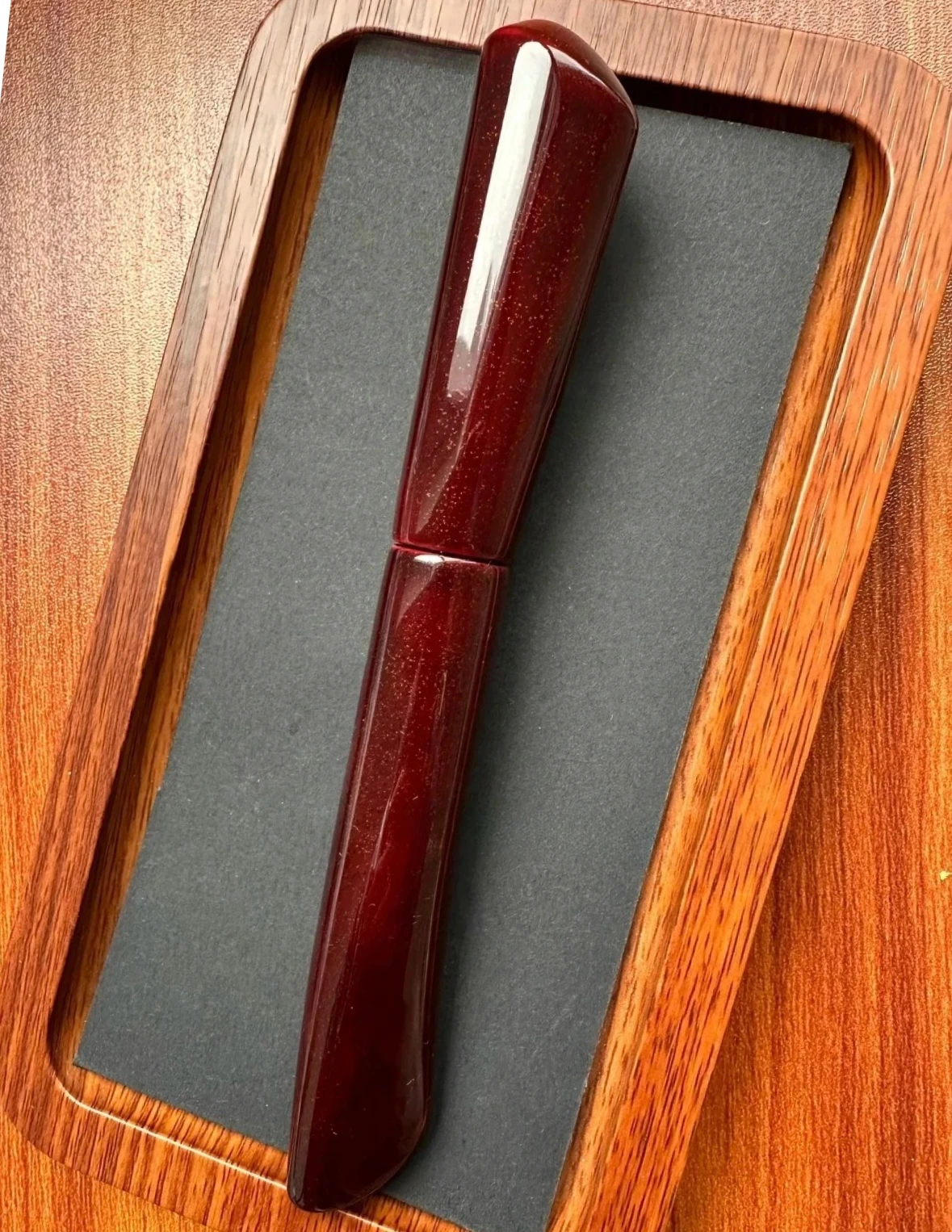 Фото Перьевая ручка Genius Urushi Lacquer Raden с перламутром и техникой маки-э, корпус из платины 3776, Pilot 912//74/742/743, Sailor 21K/14K №3