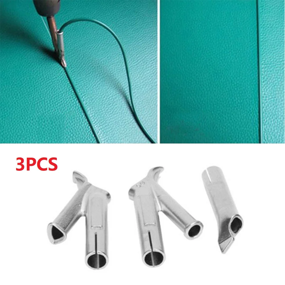 

3Pcs Plastic Welding Gun Nozzle Round Y Triangle Fixed Nozzle Welding Tips Welder Tools For Polypropylene Polythene PVC ABS