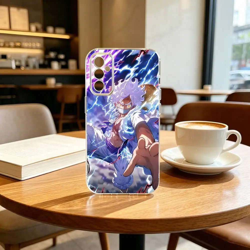 Чехол для телефона O-neP-piece L-Luffy Gear 5 Anime для Samsung A10,12,20,21S,30,31,40,50,51,52,70,71, прозрачный чехол (art.: 3920da96b8b8a) - 3920da96b8b8a