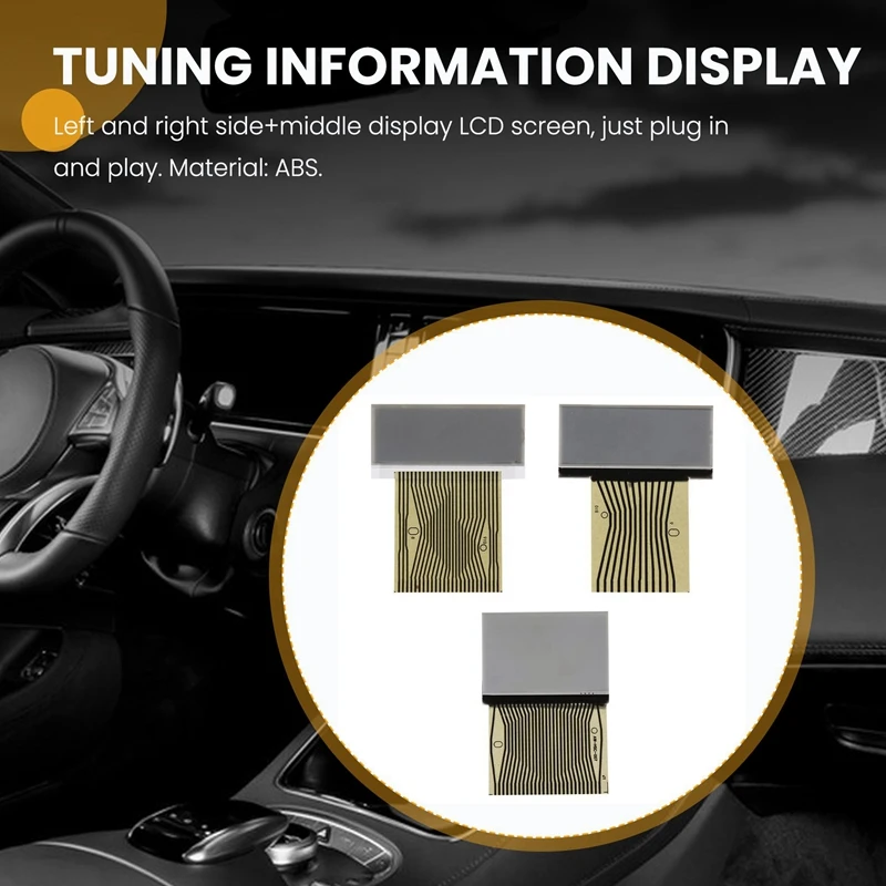 6 шт. автомобильный ЖК-экран Air-Con информационный дисплей для Mercedes Benz E-Class W210 CLK-Class