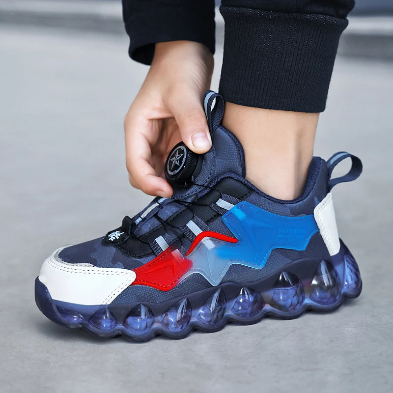 Autumn 2022 Leather New Products Children's Sports Shoes Trend Casual Shoes Basketball Boys' Shoes Teenagers' Girls' Shoes