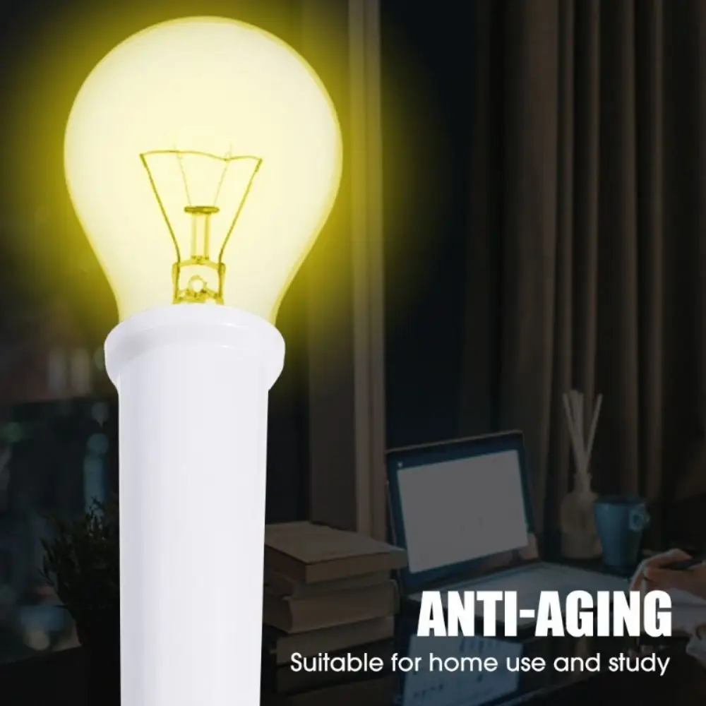 Пластиковый удлинитель от E27 до запчасти для освещения 65 мм/95 мм/120 мм белый