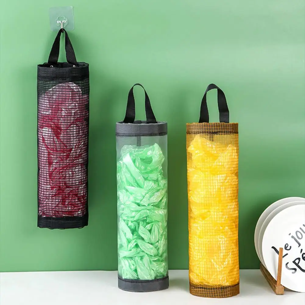 

Cylinder Reusable Scratch-proof Folding Breathable Garbage Bag Organizer Garbage Bag Organizer for Kitchen