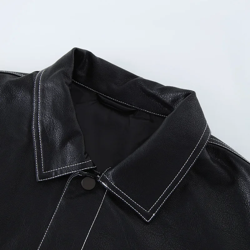 Оригинальная винтажная мотоциклетная кожаная куртка в американском стиле