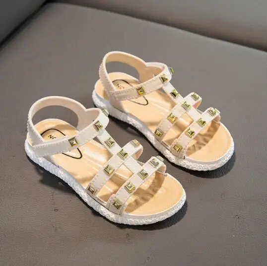 

Girls sandals summer new medium and large children's soft bottom non-slip primary school children fashion baby princess sandals