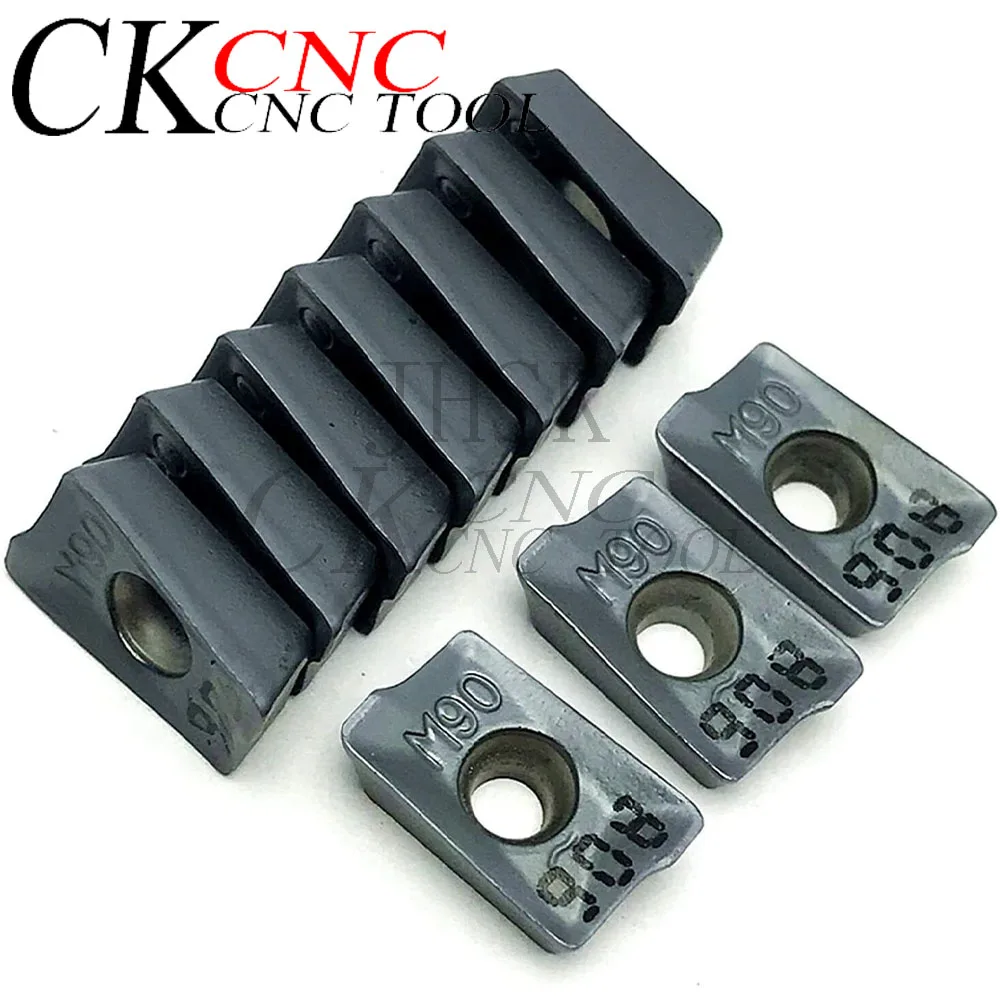 

10pcs HM90APKT1003PDR IC908 HM90 APKT1003PDR IC908 APKT 1003 PDR IC908 Carbide Milling Inserts Turning Tools CNC Cutter Lathe