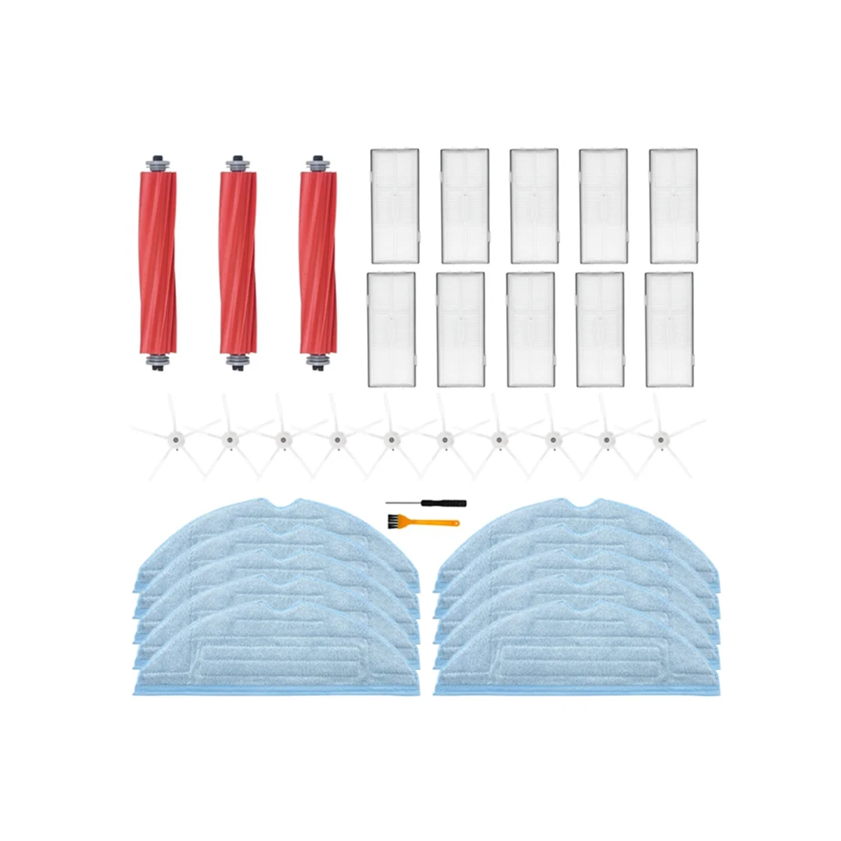 

Main Side Brush Hepa Hepa Filter Mop Cloth for S7 S7 Plus T7S T7S Plus Robot Vacuum Cleaner Spare Parts
