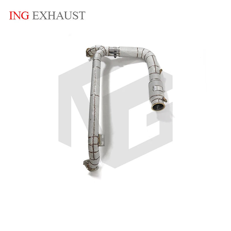 Труба выхлопной трубы ING Performance Cat ss304 труба насадки для Porsche 718 2 5 t 18up CAYMAN GTS сопло