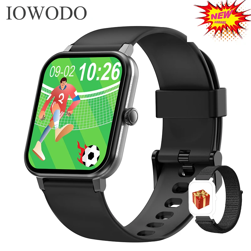 

Smart Watch for Android Phones iPhone Compatible,1.69” IP68 Waterproof Watch,Activity Tracker Pedometer Heart Rate Sleep Monitor